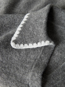 NAME IT Strikket Polo Trøje Rikasa Grey Melange